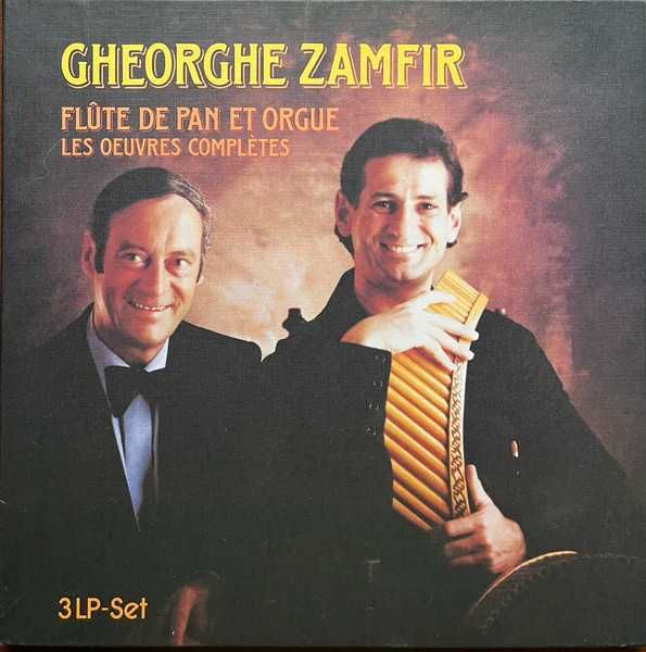 Set- Box de 3 viniluri Gheorghe Zamfir - "Flute de Pan et Orgues" 1983