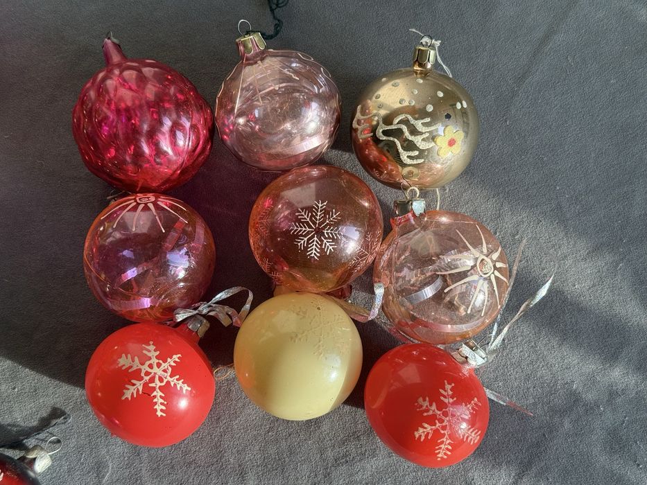 Старые елочные игрушки СССР