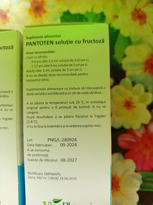 Sirop Pantoten copii