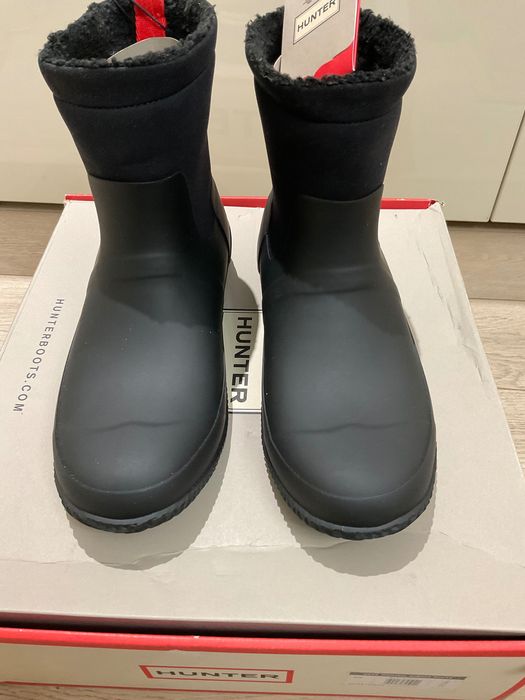 Утепленные мужские резиновые сапоги Hunter