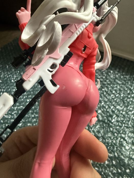 Figurina anime pink, pvc doll 24cm