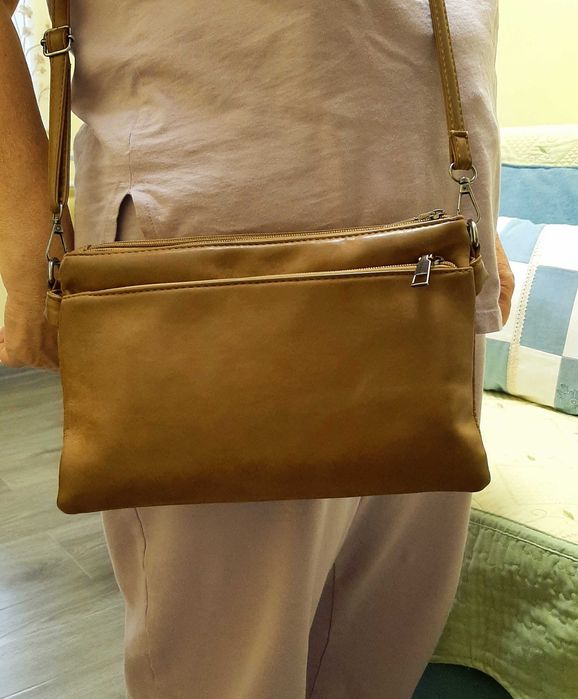 Сумка женская (цвет рыжий)