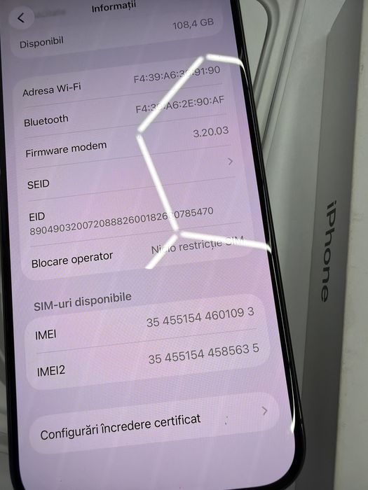 Iphone 15 Pro 128Gb Full Box