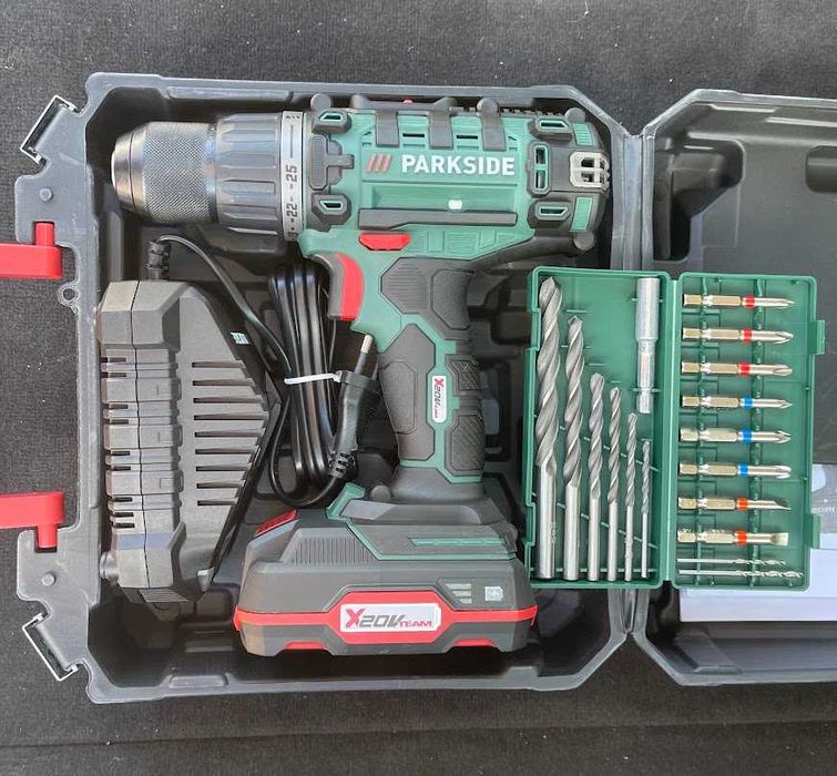 Ударни винтоверти и др машини Parkside черни и зелени внос от Германия