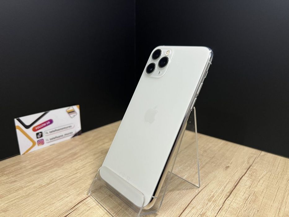 iPhone 11 Pro 64Gb Silver Second-Hand 3 ani garanție, Telefoane Mures