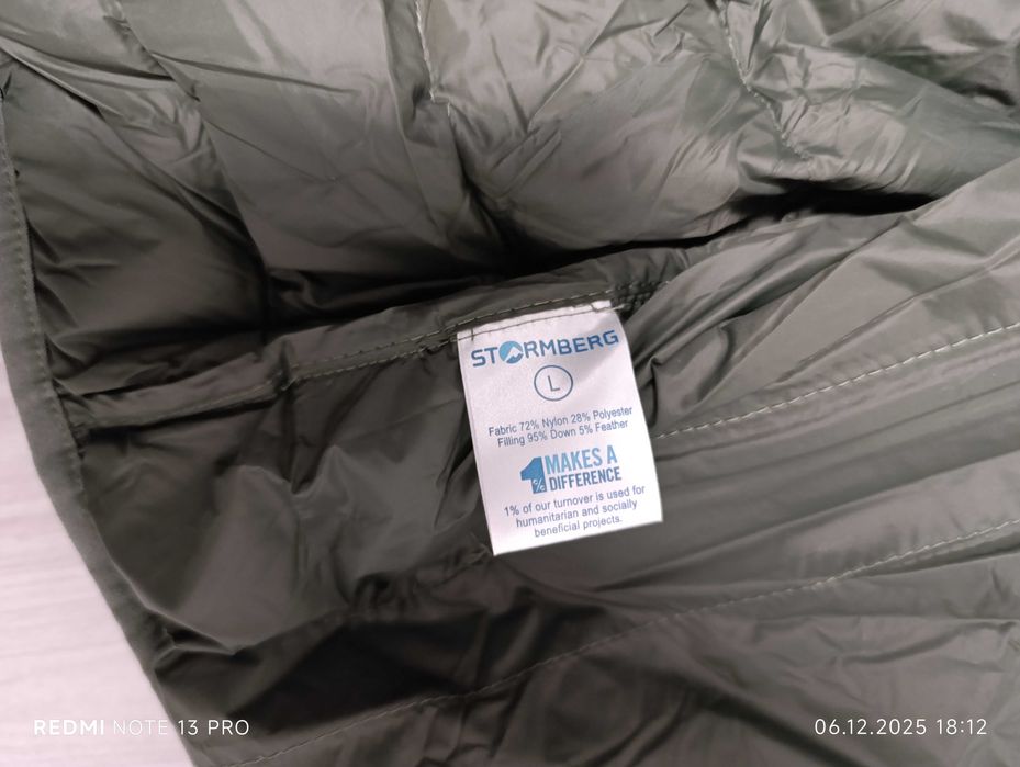 Stormberg''оригинално мъжко пухено яке Л размер