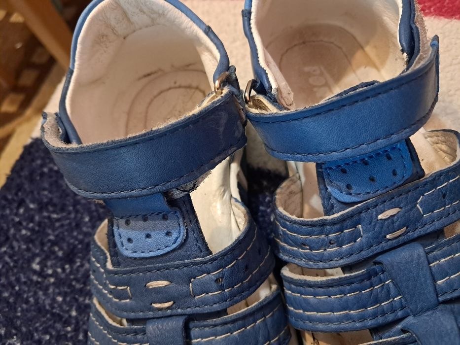 Детски сандали естествена кожа Ponki