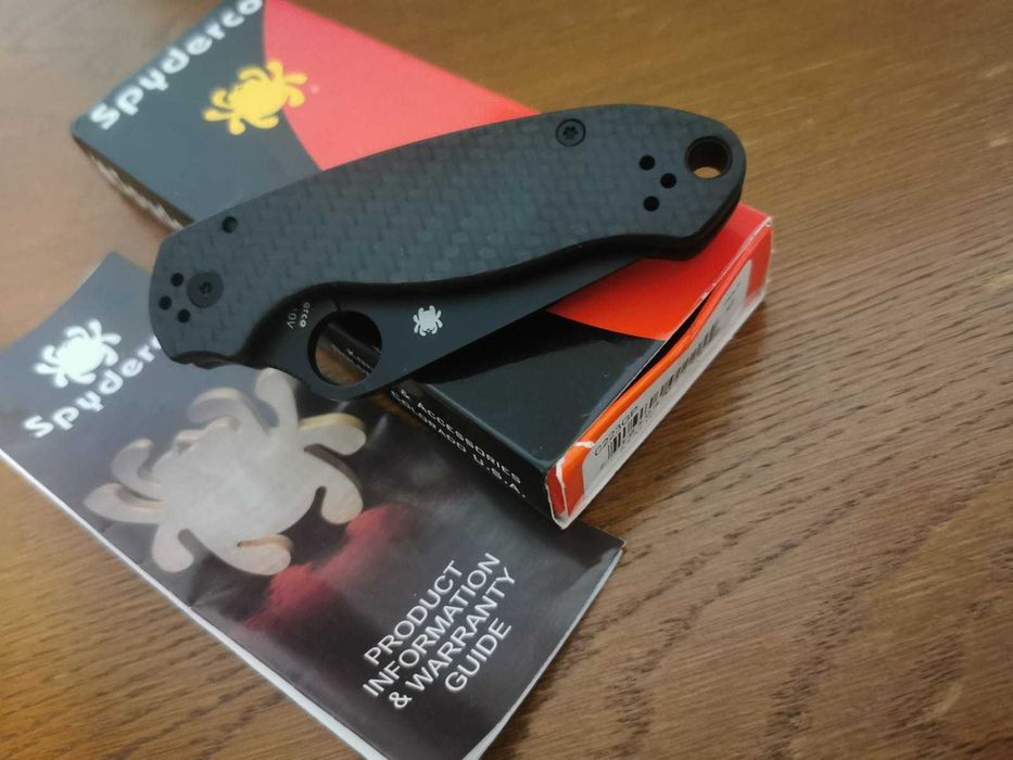Cutit Briceag Spyderco USA Paramilitary 3 Fibra de carbon