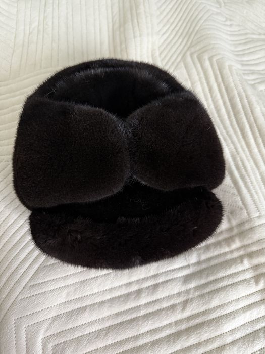 Норковая шапка мужская