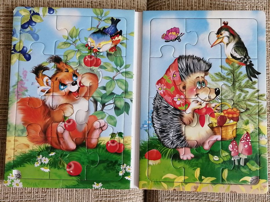 Продам книги пазлы