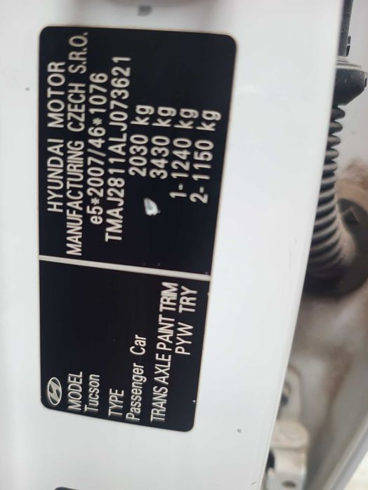 Hyundai Tucson - 1.6 benzina - 2020 - TVA deductibil