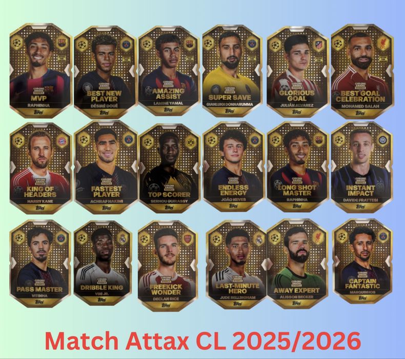 Футболни карти Match Attax 2025/26