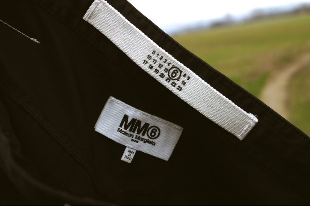 Maison Margiela Oversized Черни Панталони