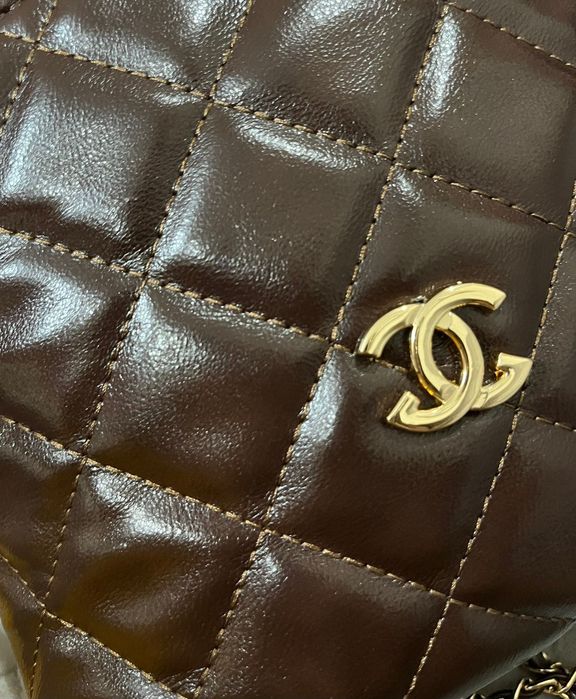 Мини сумочка под шанель, экокожа