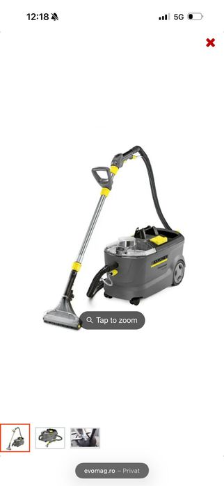 Vând aspirator karcher puzzi 10/1 1250w 10L