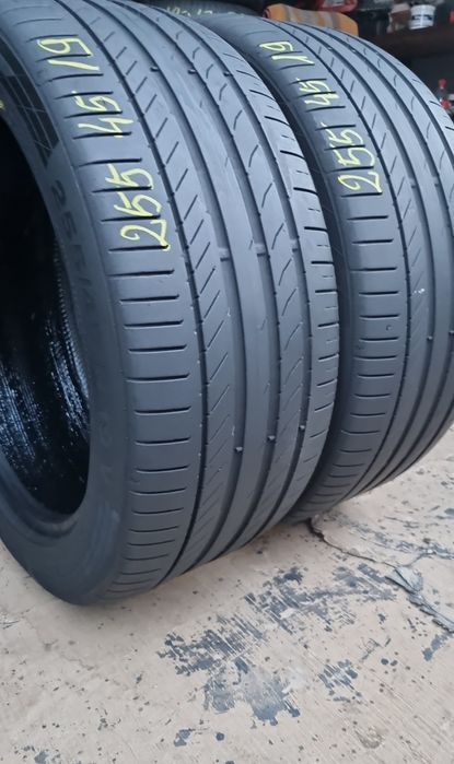 2 Anvelope Vară Continental 255 45 R19 Stare Impecabilă.