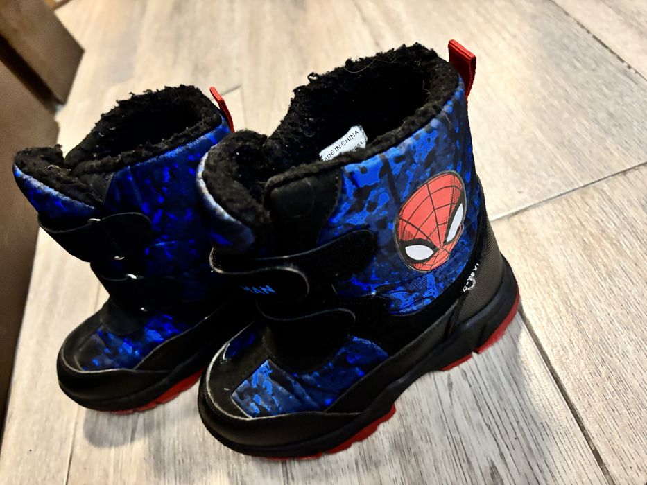 Детски топли ботуши на спайдърмен