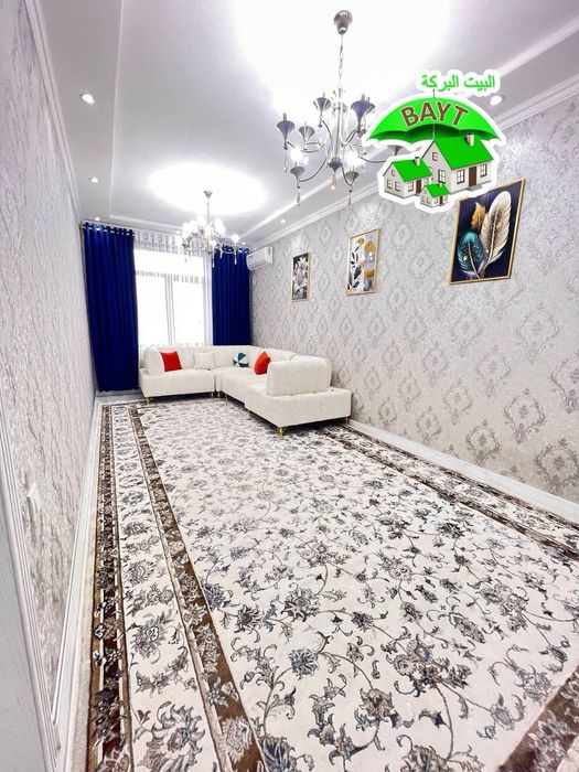 | НОВОСТРОЙКА 73м² 2/5/8 ЕВРОРЕМОНТ меб+тех Чиланзар 20кв Баталион