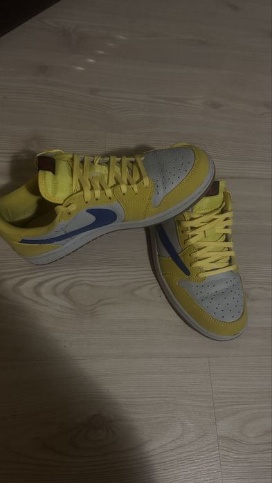 Jordan 1 Travis Canary Yellow
