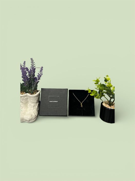 Colier ysl placat cu aur