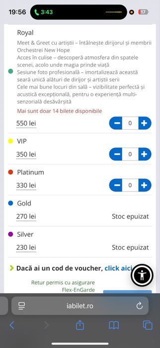 2 bilete concert 31 ian Muzica de film Ateneu