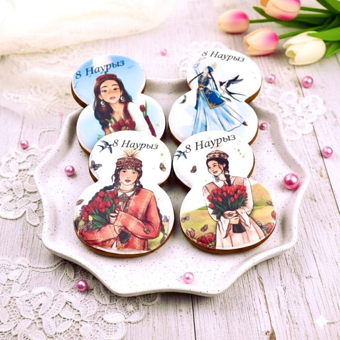 Пряники на 8 Марта