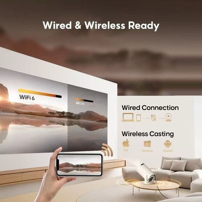 Портативный проектор HY300 Pro