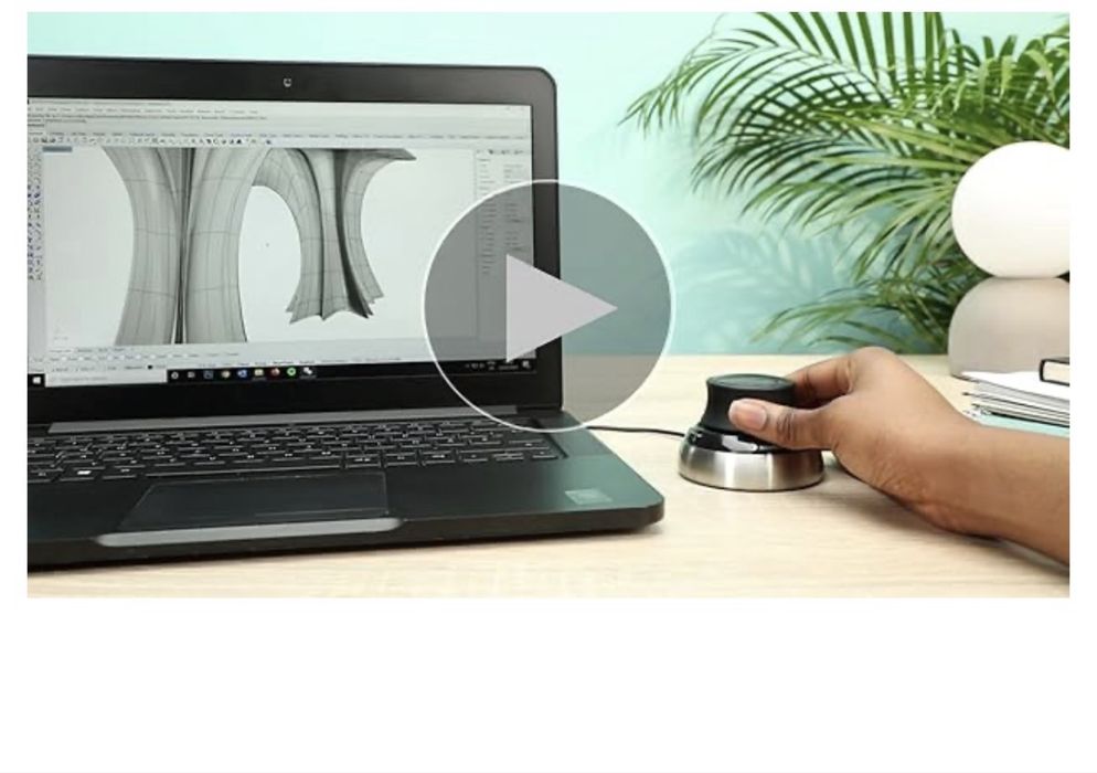 3Dconnexion SpaceMouse Compact (mouse 3D, cu fir, negru)