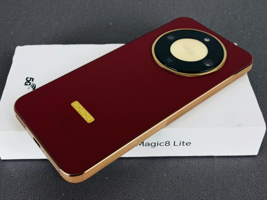 НОВ! Honor Magic 8 Lite 512GB 8RAM Reddish Brown 2г. Гаранция!