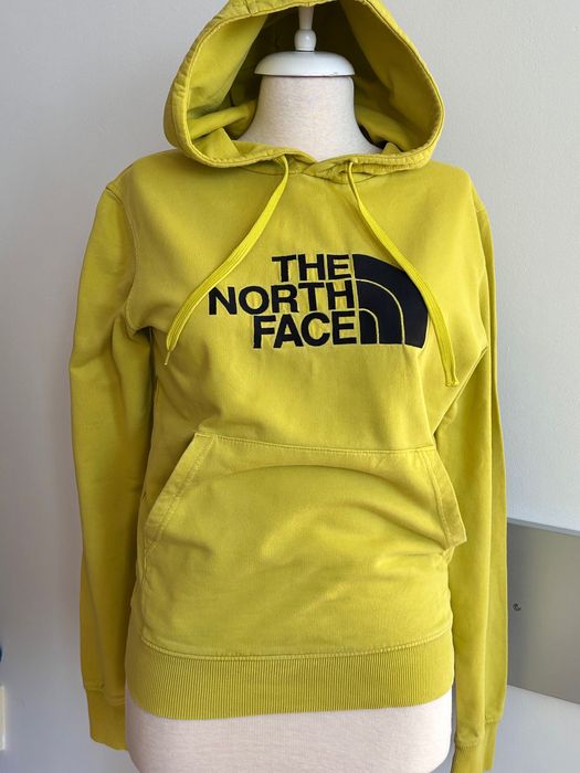The North Face жълт памучен анорак