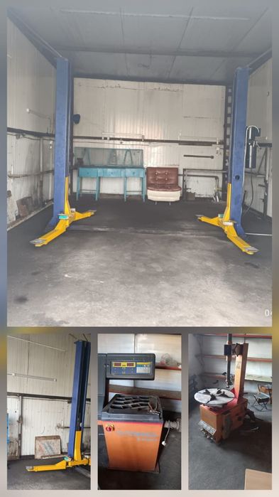 Комплек СТО.Подъёмник, оборудование шиномонтаж