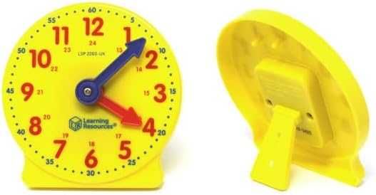 Нов Образователен комплект 6 броя часовници за учене на часа деца игра
