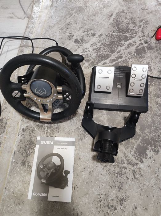 Продам игровой руль sven gs-w800