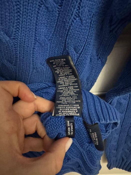 Pulover femei Ralph Lauren sport cable knit, albastru regal, ma