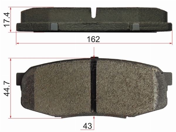 Колодки тормозные зад  Toyota Land cruiser