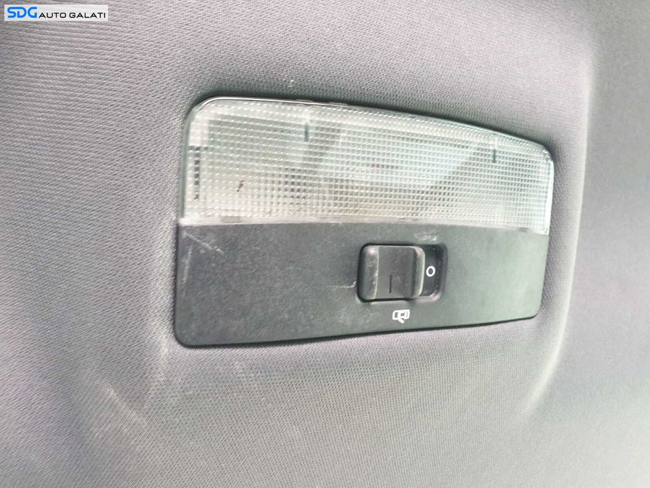 Plafoniera Lampa Iluminare Habitaclu Lumini Spate Pasageri Neagra VRS Skoda Octavia 2 2004 - 2013 [C3605]
