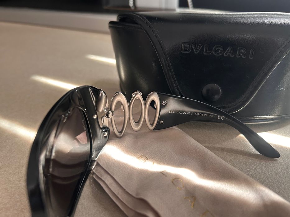 Оригинални слънчеви очила Bvlgari 8016-B с кристали + калъф