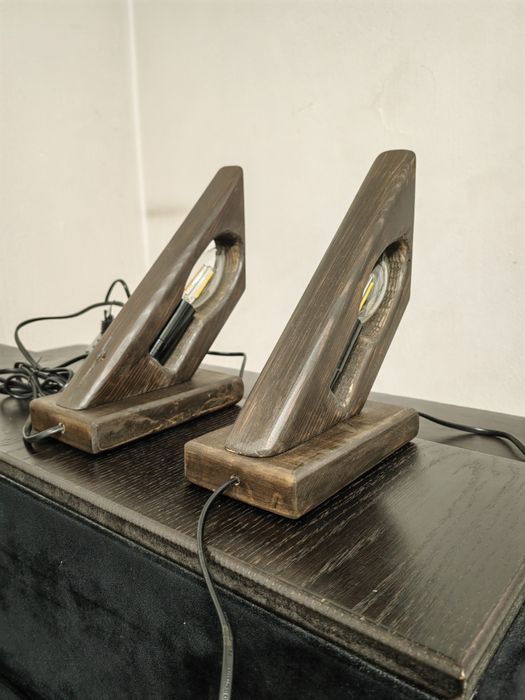 Настолна нощна лампа ръчна изработка