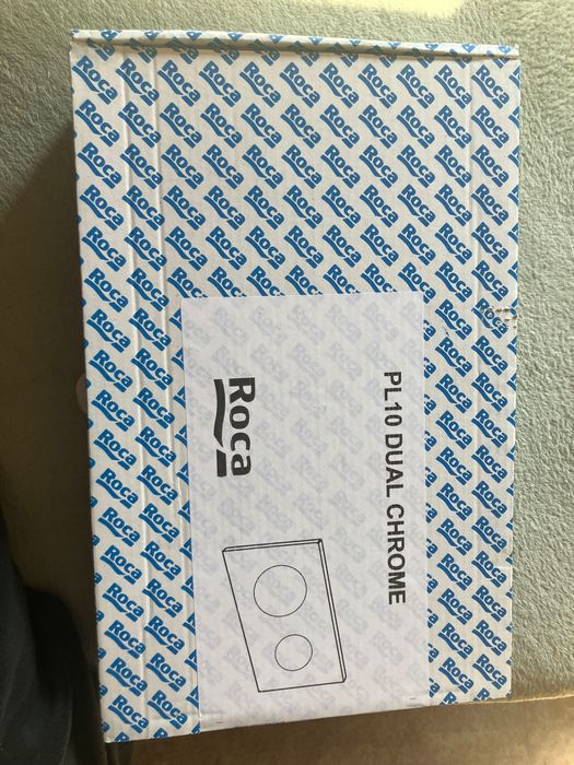 Бутон за тоалетна вградена структура Roca PL10 Dual chrome