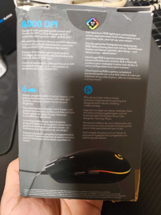Logitech G203 жична