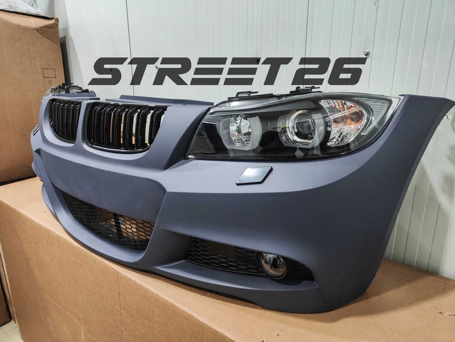 Pachet Bara Fata M BMW E90 E91 NFL (2005-2007) si Faruri Xenon