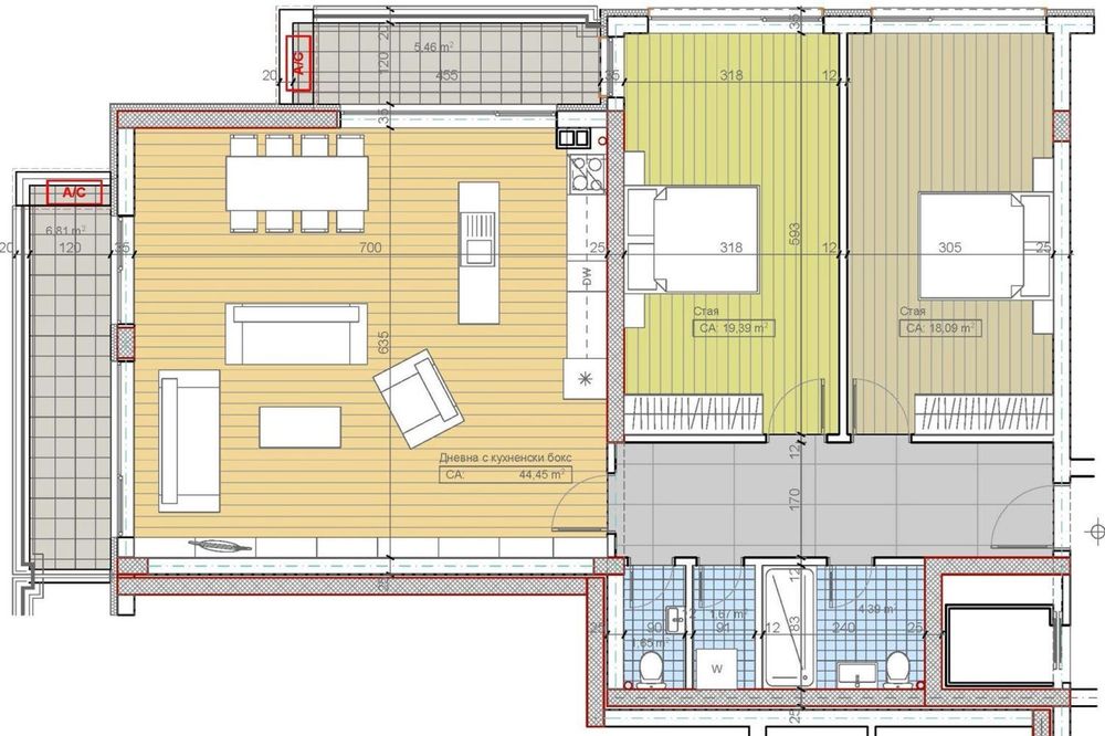 Тристаен апартамент! кв. Бояна! Нова, модерна сграда!