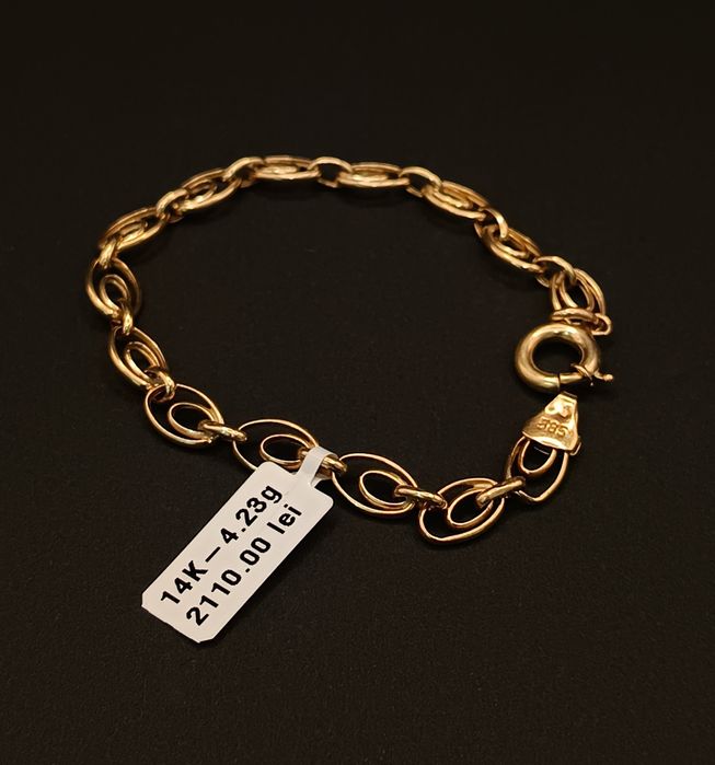 Brățară dama Aur 14 K 4,23 gr