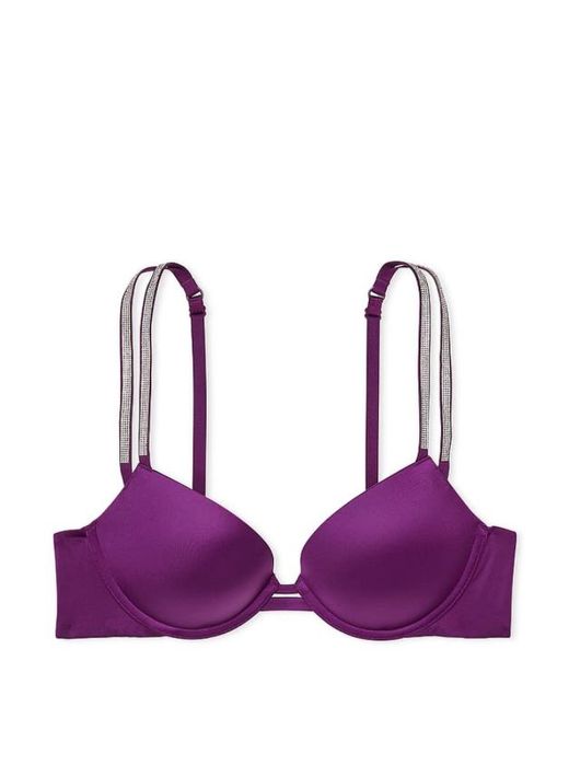 сутиен и прашки, комплект на Victoria's Secret, диамантени презрамки