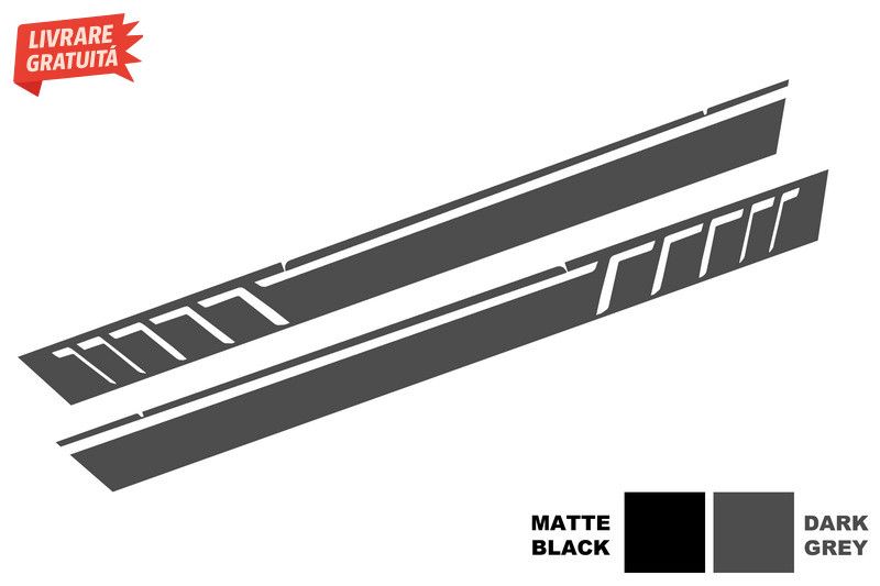 Bandouri Laterale Mercedes G-Class W463 (1989-2017) cu Stickere Latera