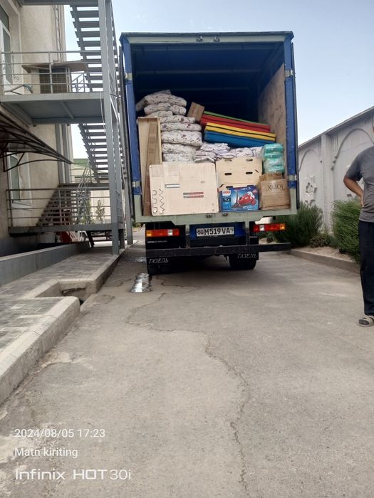 Газел юк ташиш хизмати 5.20 узунлиги усти очилади