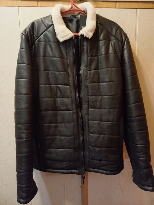 Куртка мужская кожанная