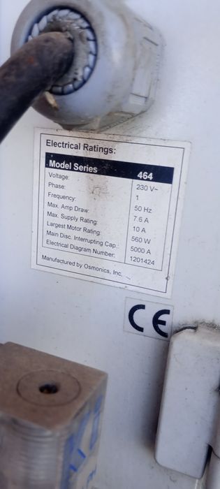 Osmoza pompa instalatie
