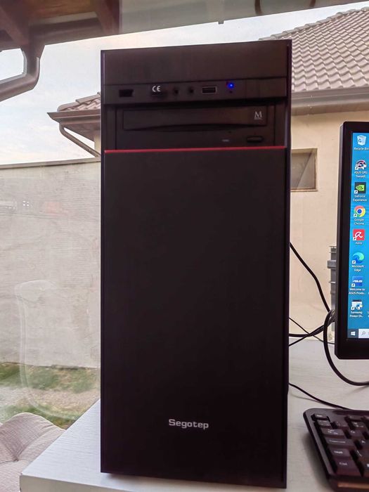 Desktop PC MYRIA Live V58 ASUS, Intel Core i3-9100F pana la 4.2GHz