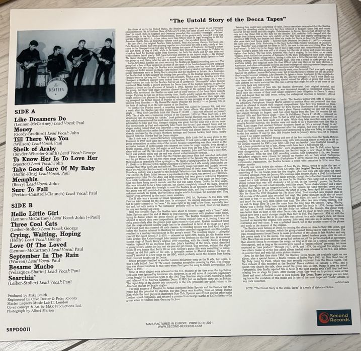 Виниловая пластинка THE BEATLES